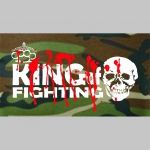 King of Fighting  pánske maskáčové tričko 100%bavlna